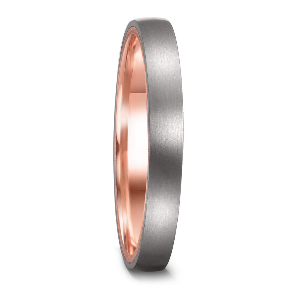 Empiric Love Eheringe aus Rotgold 585 & Titan TeNo 52658