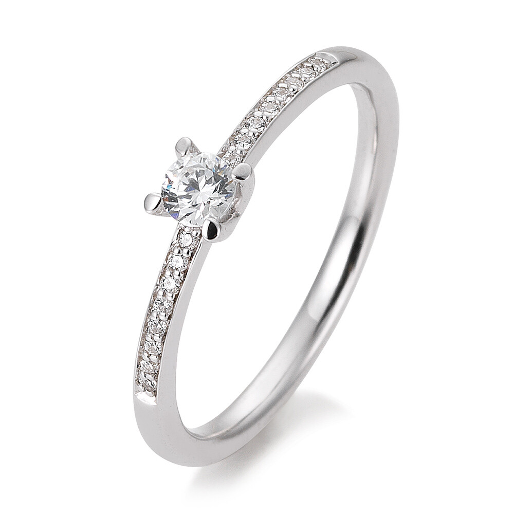 Breuning Verlobungsring Antragsring Weißgold Brillant 41/85951