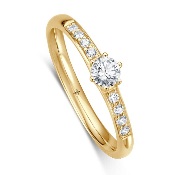Giloy Solitär Ring Gelbgold TV000008G-2