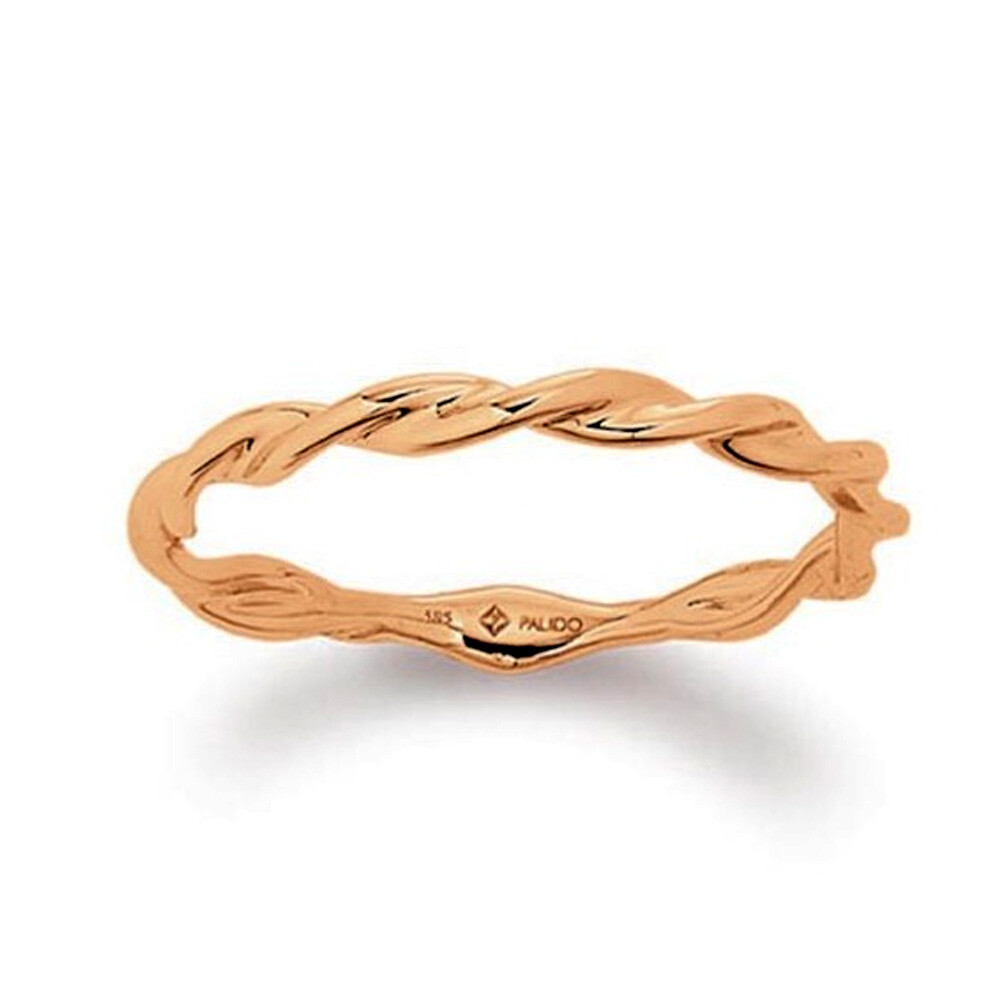 Kordelring gehdreht Rotgold 585 Palido K11573R