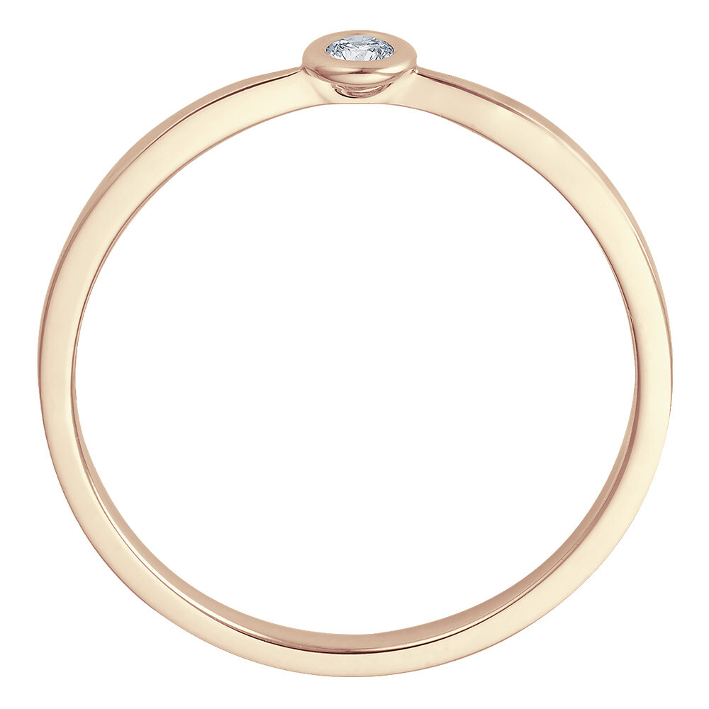 Solitär Ring Roségold Brillant bella luce EH004515