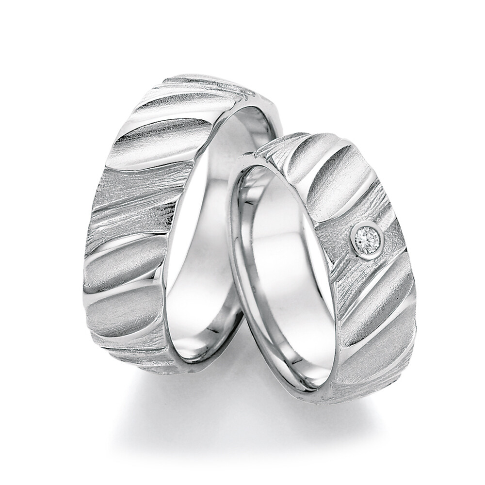 Ruesch Trauringe Silber 66/52110 & 66/52120