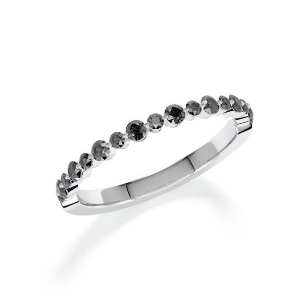 Memoire-Ring Palladium 950 Black zus. 0,285 ct. Rubin RU-1801