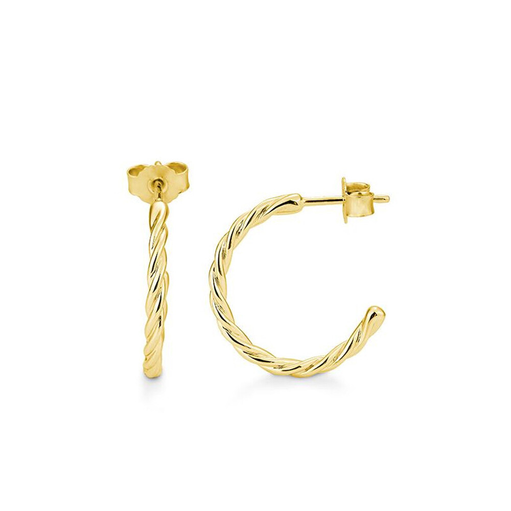 Ohrstecker Kordel Gelbgold Breuning 06-61137