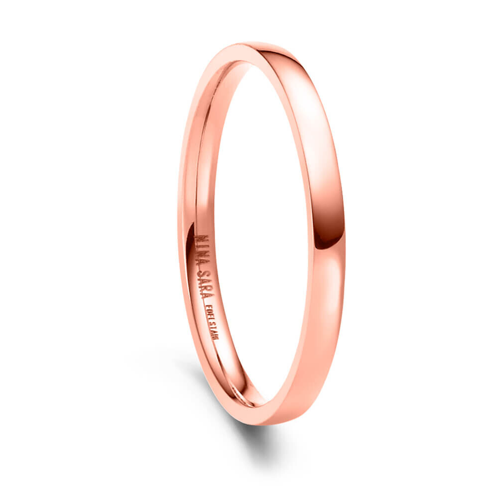 Vorsteckring Edelstahl rot Marrya NS-03 Kombinationsring Beisteckring