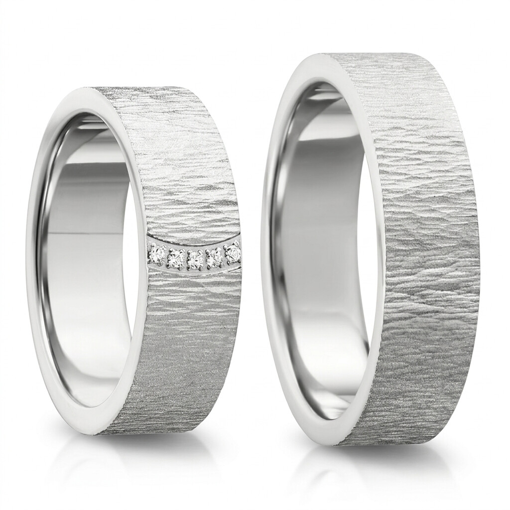 Freundschaftsringe Silber 925 Zirkonia Bedra 90058