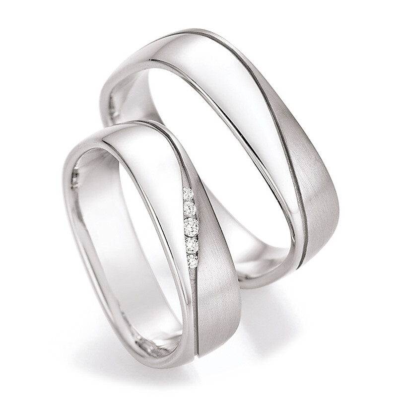 Ruesch Trauringe Silber 925 55/30050 & 55/30060