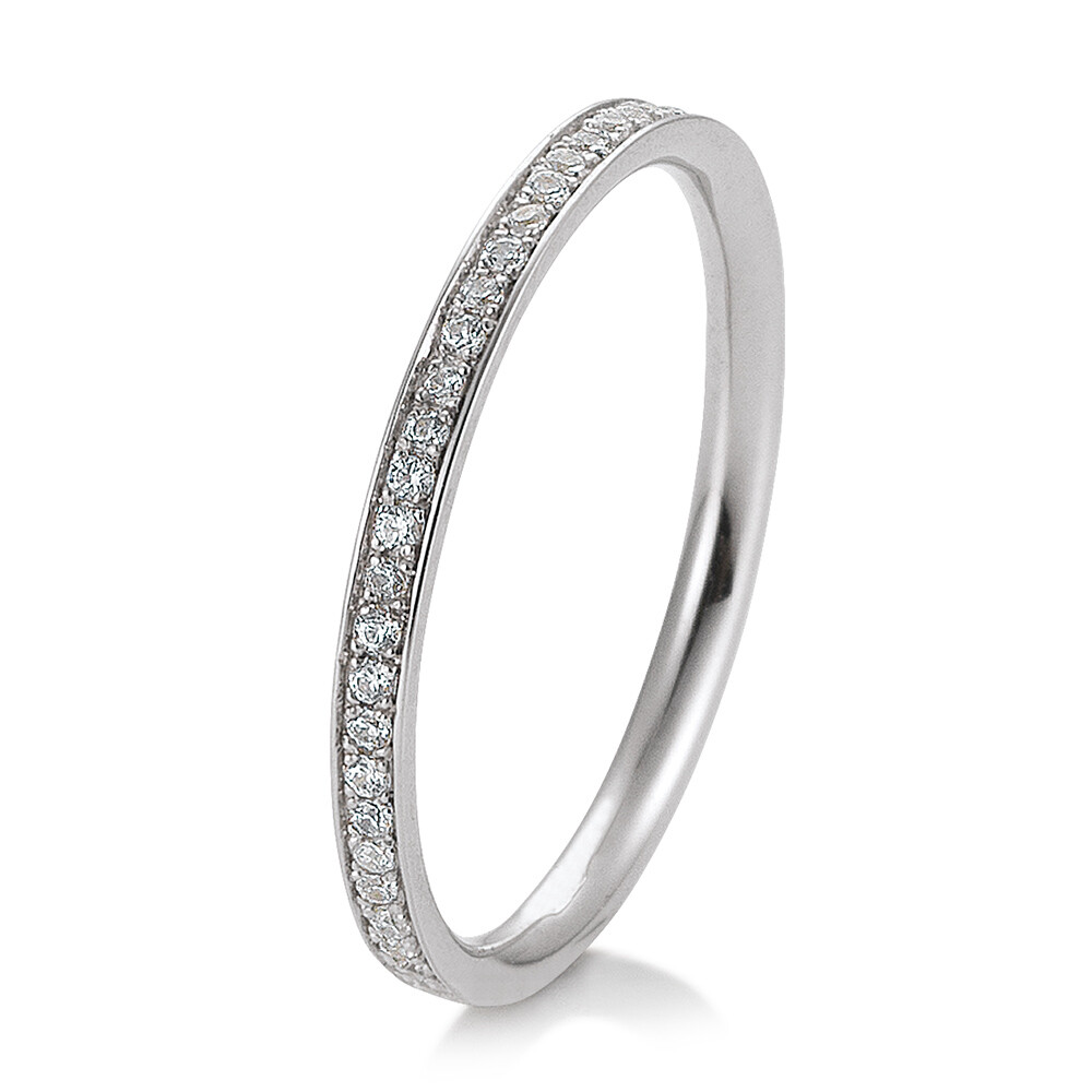 Breuning Memoire Ring Weißgold Verschnittfassung 4105643