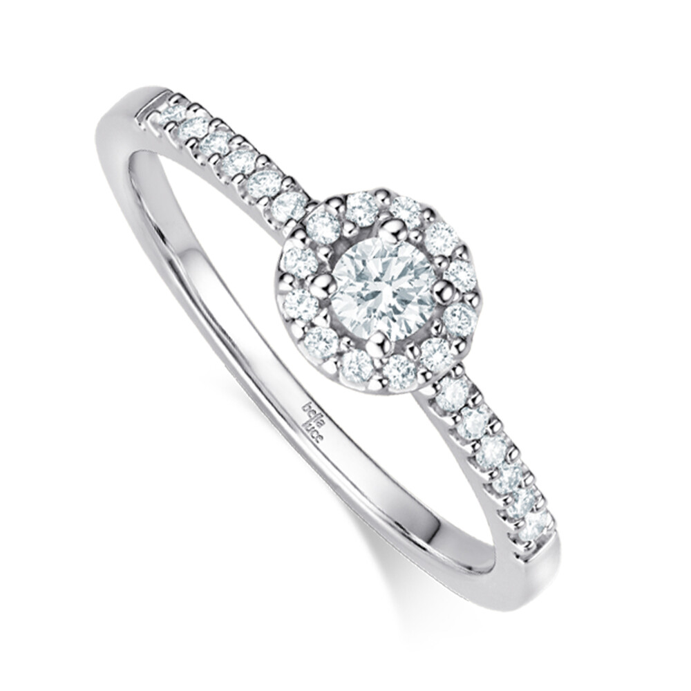 Diamantring Piccolina Weißgold Brillant Bellaluce 0.250ct.