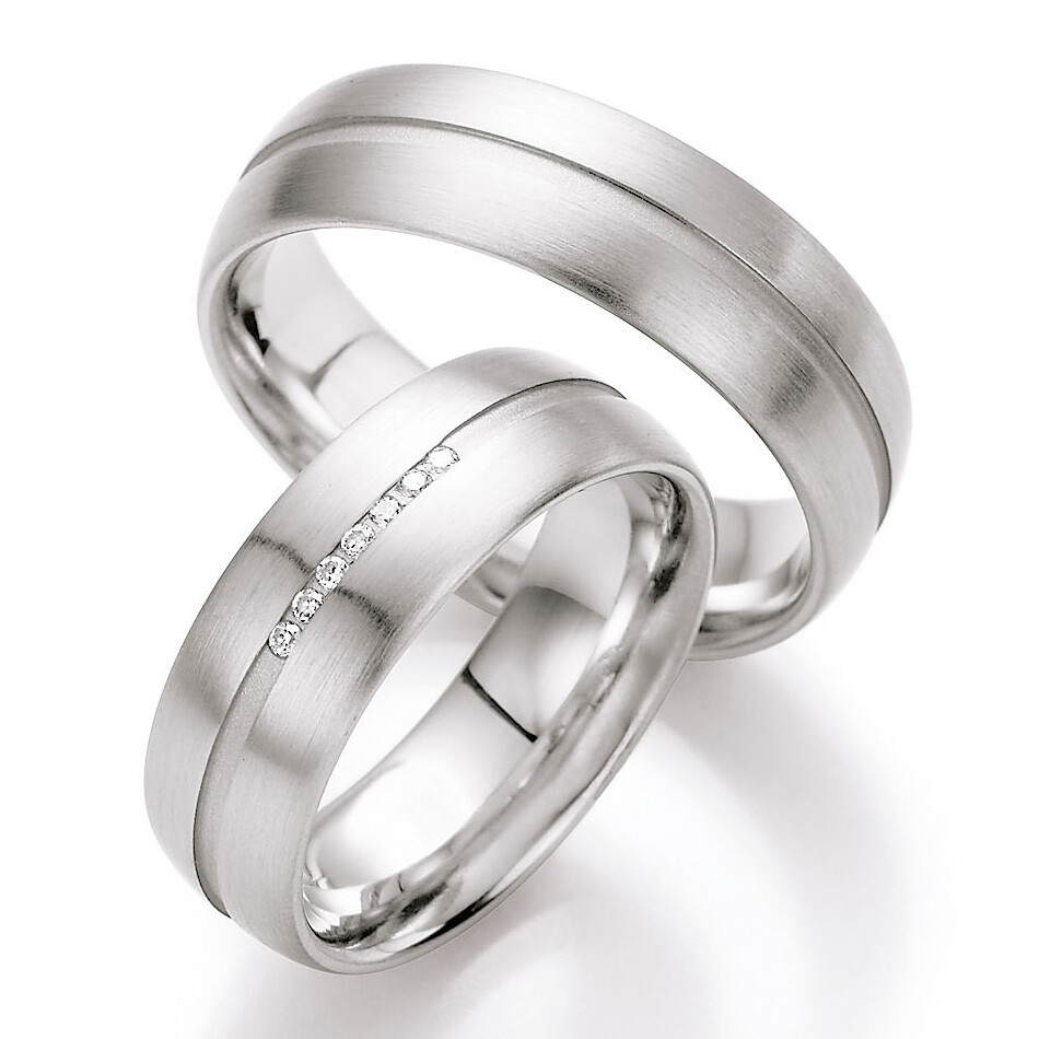 Eheringe Edition Platin Brillant Ruesch 73/10010