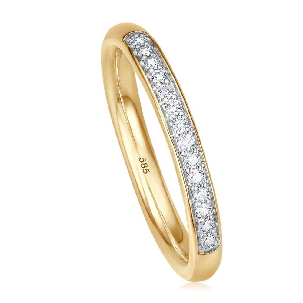 Memoire Ring Gelbgold Brillant bella luce EH004777