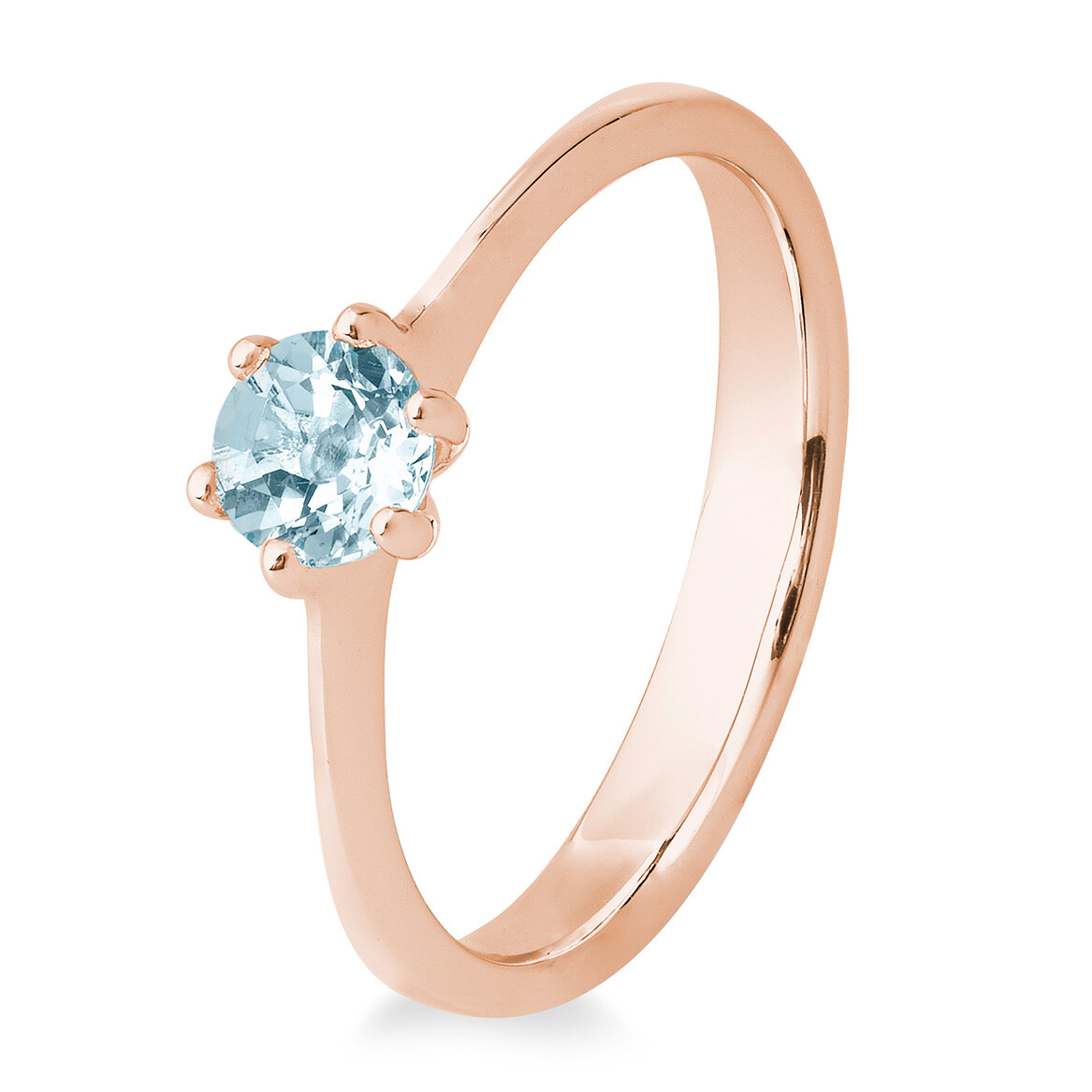 Breuning Ring Rotgold 585 Aqua 42/84833