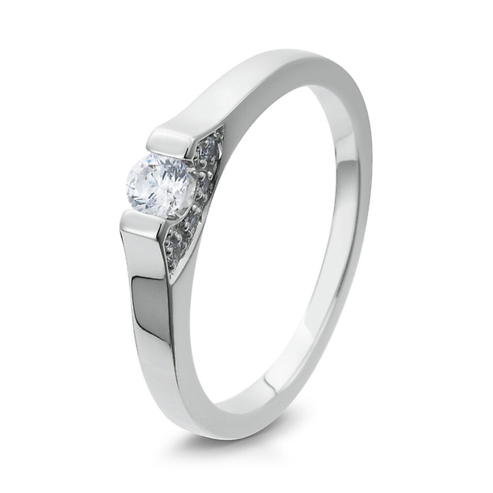 Ring mit Zirkonia Silber 925 BR211-0