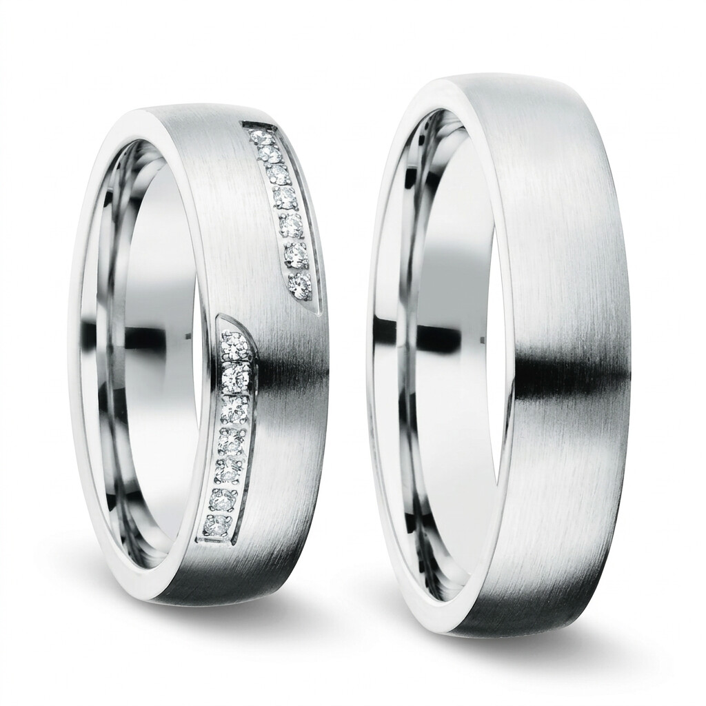Freundschaftsringe Silber 925 Zirkonia Bedra 90050