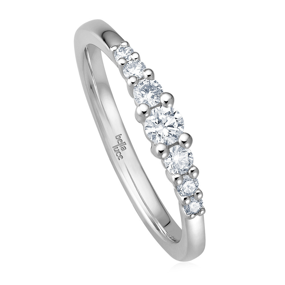 Diamantring Giulia Weißgold 7 Brillanten bella luce EH004895