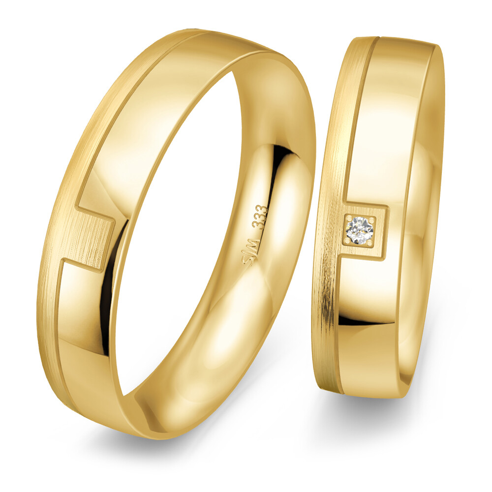 Trauringe Gelbgold Saint Maurice 49/855560 & 49/855570