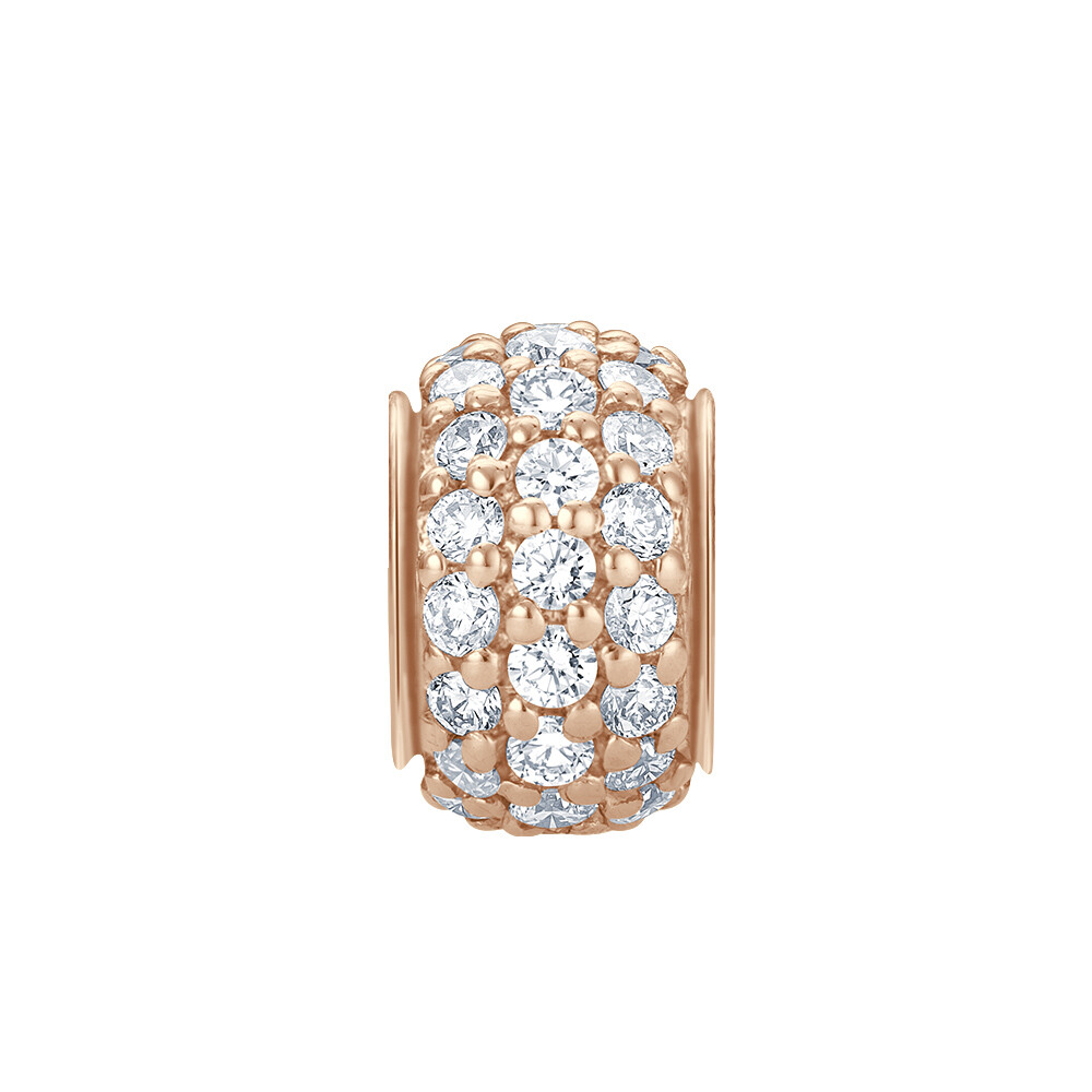 bella luce Diamant-Loop Anhänger Roségold 585 Brillant 0.150 ct.