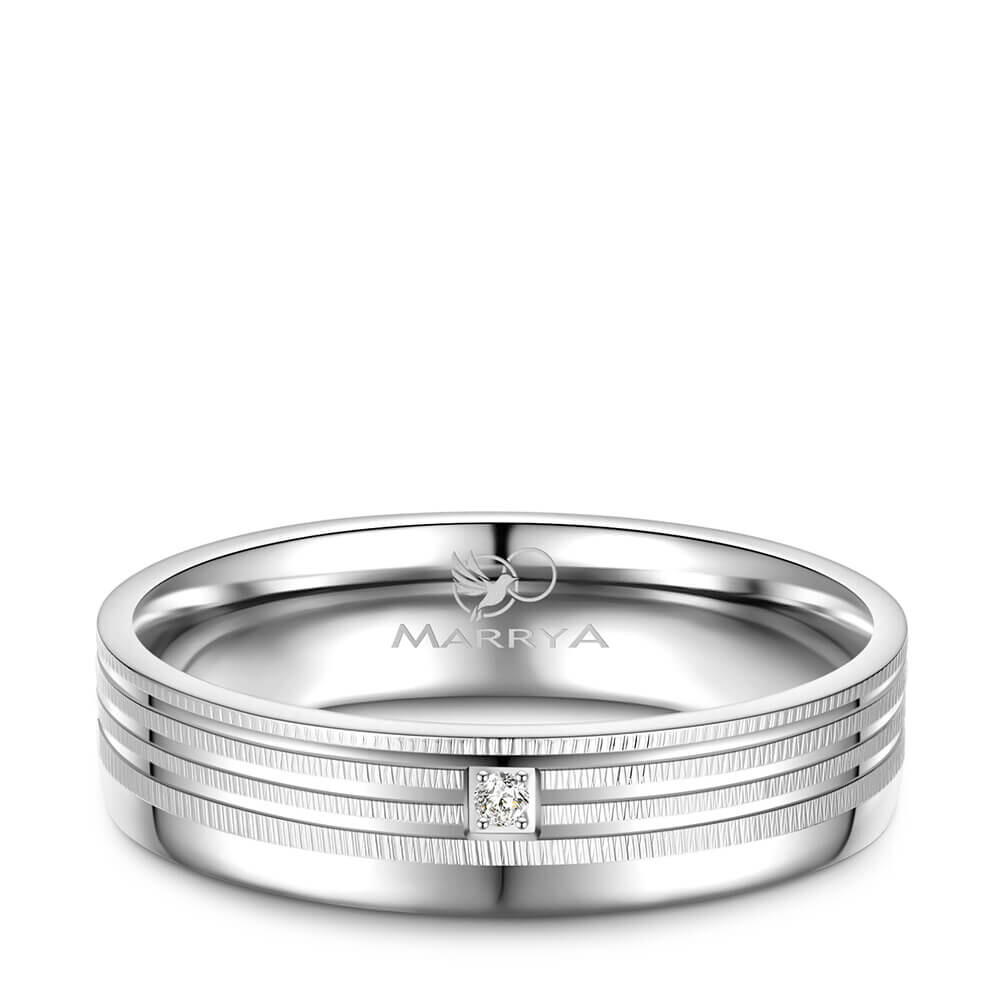 Trauringe Partnerringe Silber 925 Marrya SI-03