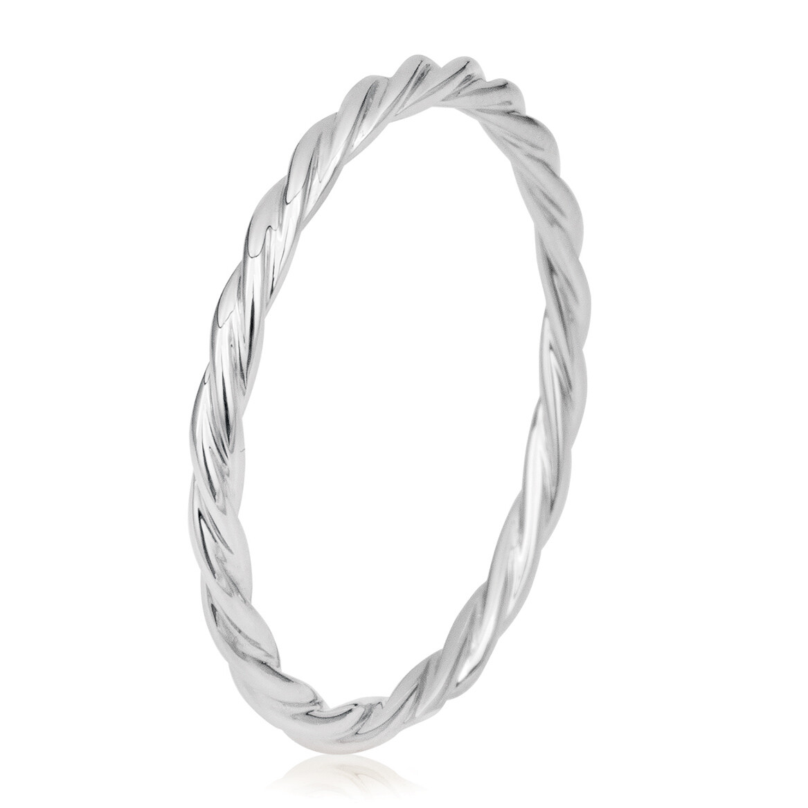 Breuning Kordelring 44/01603 Weißgold 585