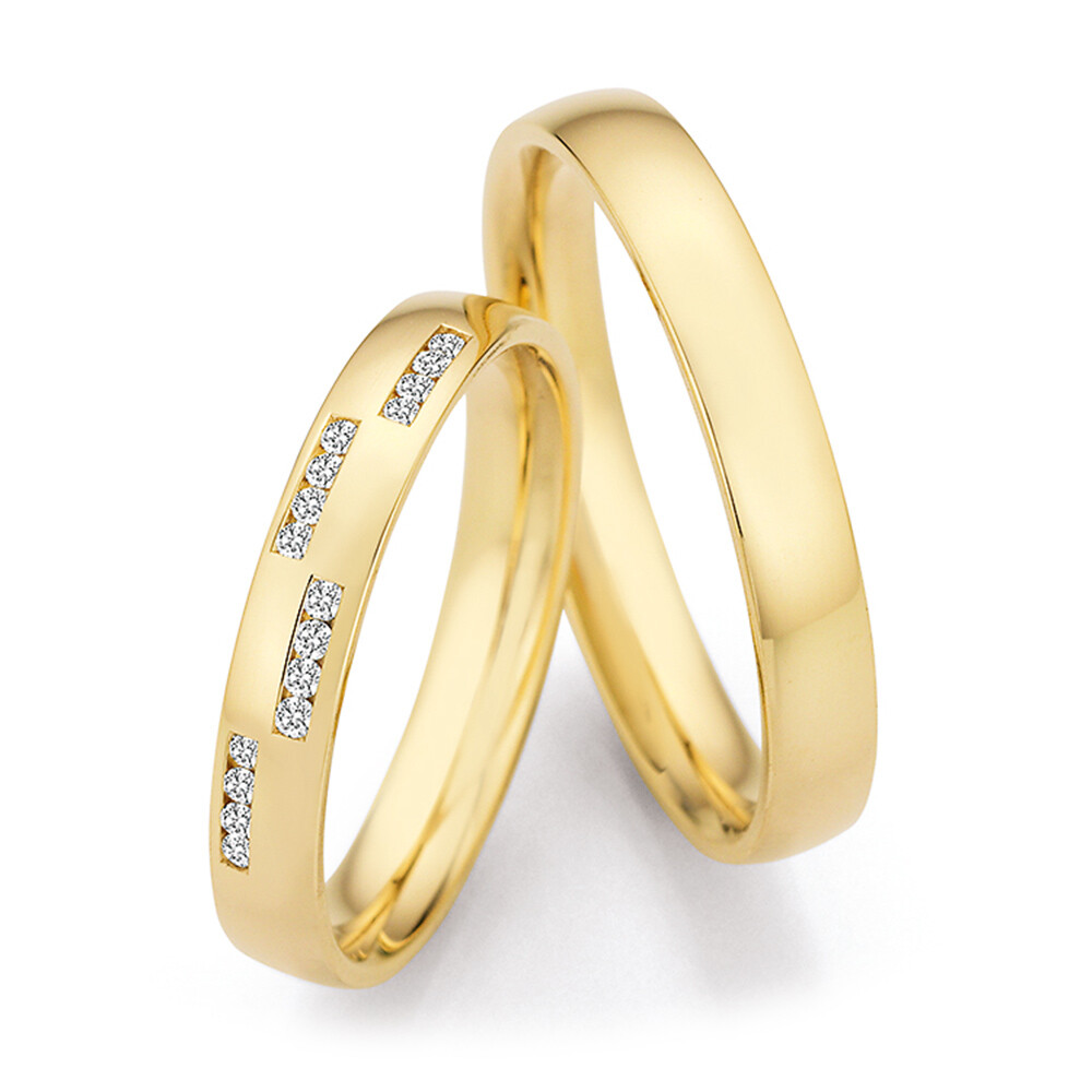 Trauringe Gelbgold Honeymoon Brillant Ruesch 66/71070