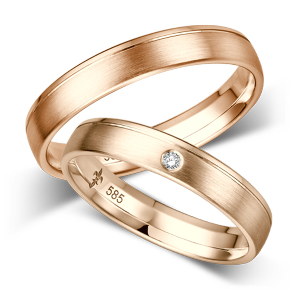 Trauringe Danielle Roségold Giloy TR-0/TR-1-00058