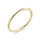 Gedrehter Ring 14k Gold Gisser Jewels VGR008