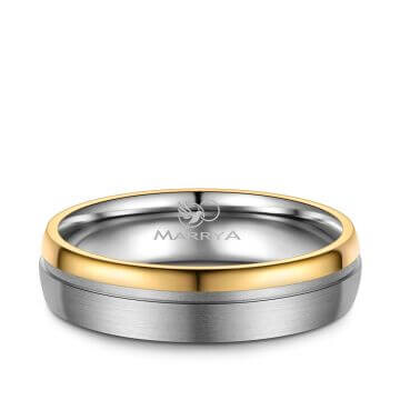 Trauringe Partnerringe Titan Gold Marrya TI-15
