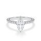 Verlobungsring Veiled Halo Lab-Grown Marquise-Diamant Weißgold Rubin RU-1892