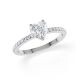 Ring Hidden Halo Platin Rubin 1900