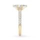 Hollywood Ring Marquise Diamant Gelbgold Rubin 1882