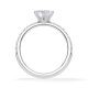 Hollywood Ring Cushion Platin Rubin 1880