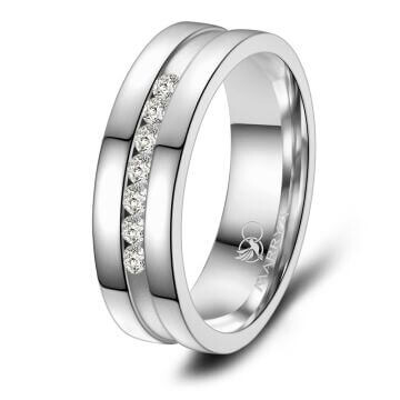 Damenring Edelstahl Marrya ES-08