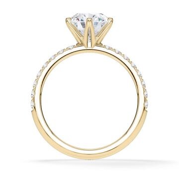 Hollywood Ring Brillant Gelbgold Rubin 1888