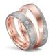 Trauringe Carbon Rotgold 585 Brillant TitanFactory 52618