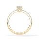 Ring Classic Hidden Halo Marquise Diamant Gelbgold Rubin 1901