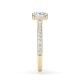 Ring Hidden Halo Cushion Gelbgold Rubin 1898