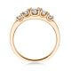 Verlobungsring 5 Diamonds Rotgold 585 Brillant 0,60 ct – Dettinger 27200