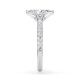 Hollywood Ring Marquise Diamant Platin Rubin 1882