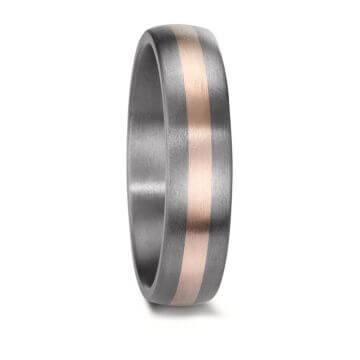Eheringe Tantal Roségold 585 Brillant TeNo 59758