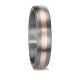 Eheringe Tantal Roségold 585 Brillant TeNo 59758