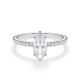 Verlobungsring Hidden Halo Lab-Grown Marquise-Diamant Weißgold Rubin RU-1901