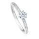 Verlobungsring Pavé Weißgold bella luce EH005582