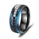 Partnerringe Black Titanium Blue Ocean Zirkonia Marrya BT-16