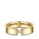 Eheringe Partnerringe Spann Edelstahl Gold Marrya ES-44