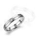 Trauringe Partnerringe Silber & Gold Marrya SG-C-06
