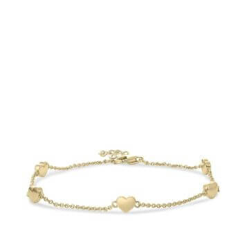 Herz-Armband Silber 925 vergoldet Gisser B1025Y