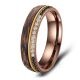 Damenring Carbon Bronce Gold Marrya CB-06