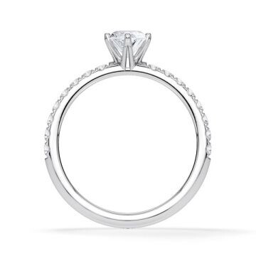 Hollywood Ring Marquise Diamant Platin Rubin 1882