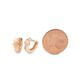 Creolen mit Stern Rotgold Breuning 06-04524