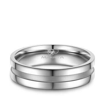 Trauringe Partnerringe Edelstahl Marrya ES-08